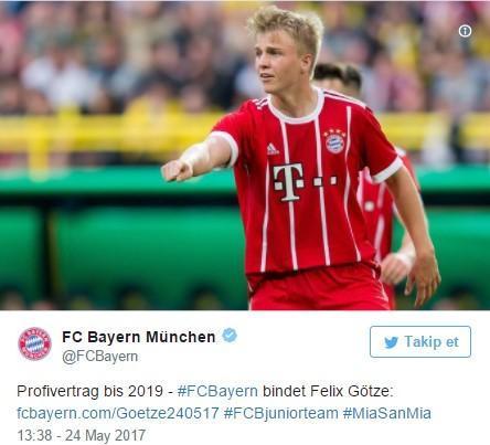 Mario Götzenin kardeşi Bayern Münihle imzaladı