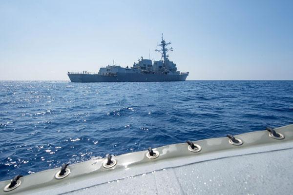 ABD savaş gemisi Çine meydan okudu