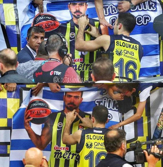 Fenerbahçe taraftarı Komşuya ders verdi