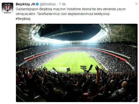 Vodafone Arena için dev ekran kararı