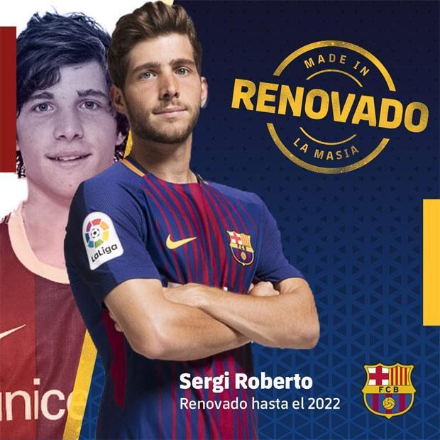 Sergi Roberto 2022ye kadar Barcelonada Serbest kalma bedeli...