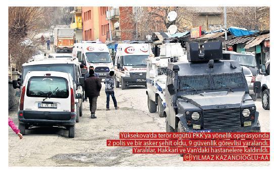 3 polis, 2 asker şehit, 23 PKK’lı öldürüldü