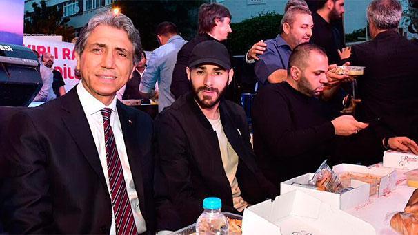 Benzema, Fatihte iftar programına katıldı
