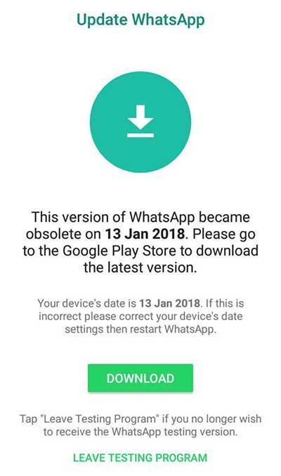 WhatsAppta kullanıcılar tarafından sıklıkla karşılaşılan hata düzeltildi