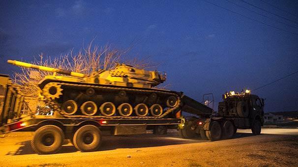 Suriye sınırında hareketlilik başladı Tanklar resmen bölgeye geldi