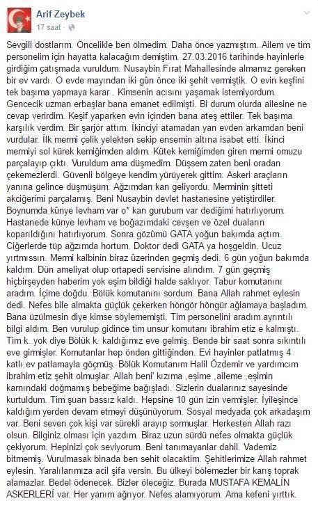 Nusaybin’deki TİM komutanı yaralandığı o anı anlattı