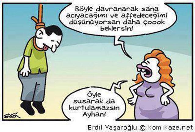 En komik Erdil Yaşaroğlu karikatürleri