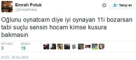Emrah Potuktan şok tweet