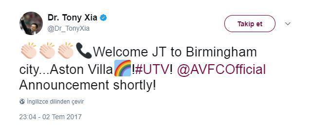 John Terry Aston Villa ile anlaştı