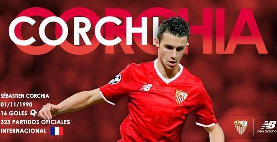 Sevilla, Fransız futbolcu Corchiayı renklerine bağladı