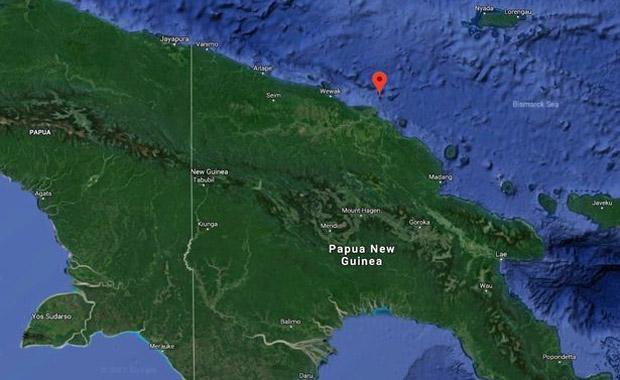 Papua Yeni Ginede dev volkanik patlama