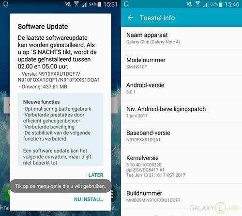Galaxy Note 4 için yeni bir güncelleme yayınlandı