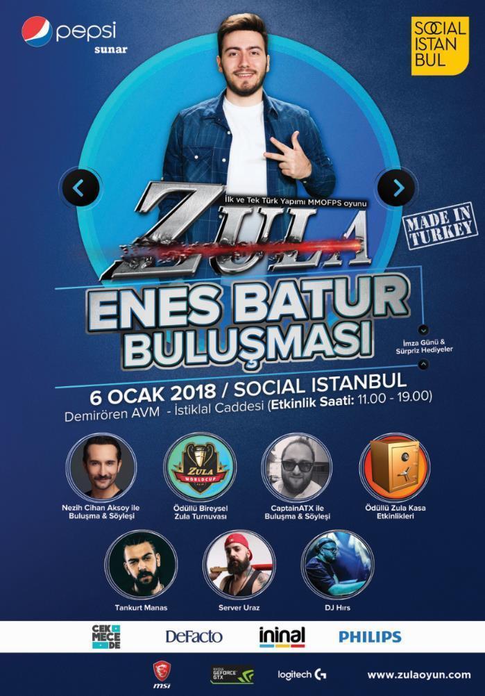 ZULA ile Youtuber Enes Batur’un büyük buluşması