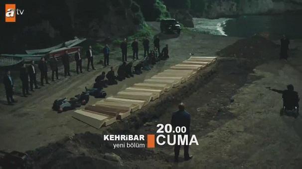 Kehribar 7. yeni bölüm fragmanında silahlar yine patladı