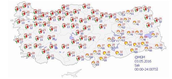 Meteorolojiden uyarı: Pazartesi başlıyor