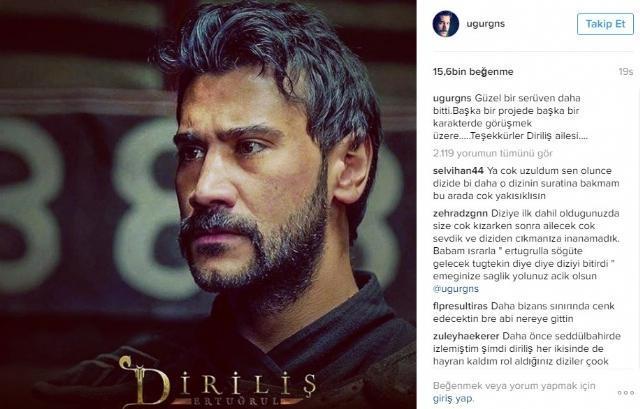 Diriliş Ertuğrulda üzen ayrılık