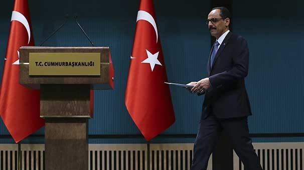 Cumhurbaşkanlığı Sözcüsü Kalın:Erbil yönetimine referandum uyarısı