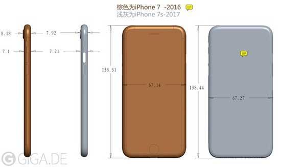 iPhone 7sin bazı tasarım detayları ortaya çıktı
