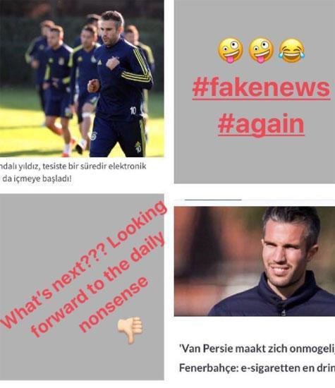 Van Persie: Yine yalan haber... Sırada ne var