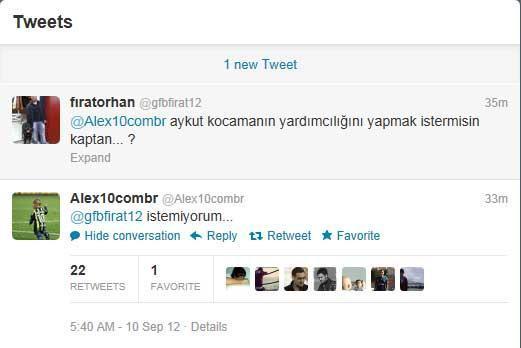 Alex yine twitterı salladı