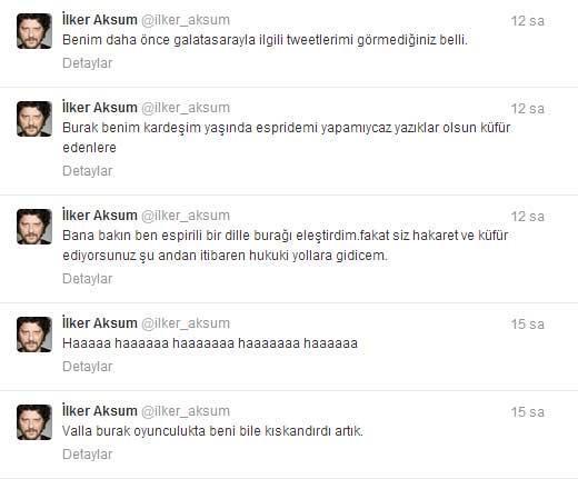 İlker Aksumun Burak yorumları başına iş açtı