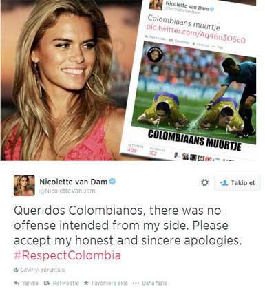 Nicolette van Damdan skandal tweet