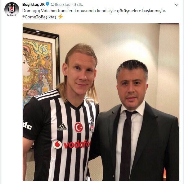 Beşiktaş, Vidayı KAPa bildirdi