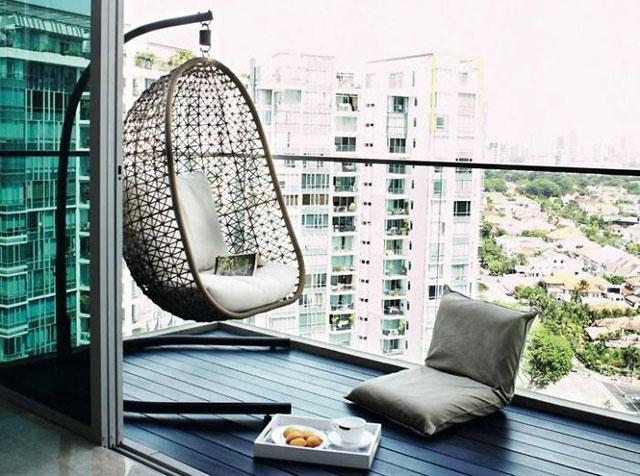 Konforlu balkon dekorasyonu önerileri