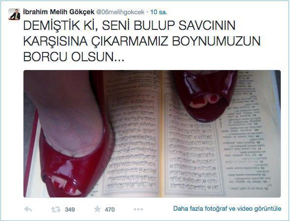 Kurana ayak basan kedibiti yakalandı