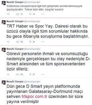 Skandal sonrası TRTden açıklama