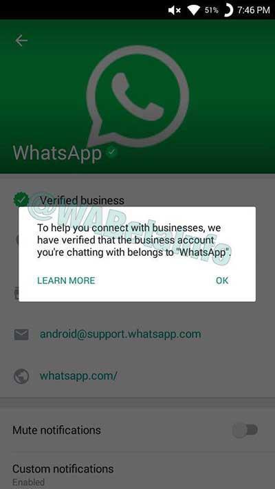 WhatsApp yakında Twitter gibi ticari hesapları doğrulayacak