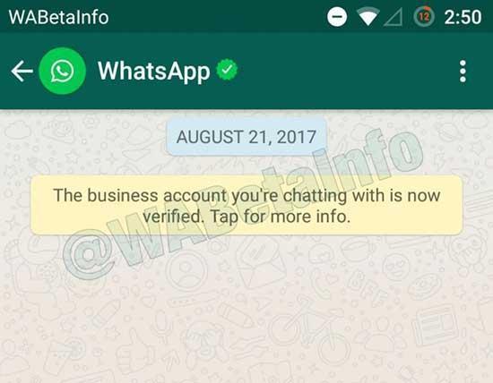WhatsApp yakında Twitter gibi ticari hesapları doğrulayacak