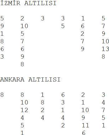 İki tekim var