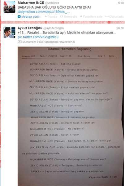 Muharrem İnce İle Zeyid Aslan birbirine girdi