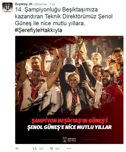 Trabzonspor, Şenol Güneşin doğum gününü kutladı