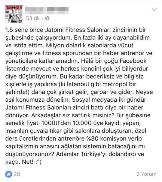 Jatomi Fitness iflas etti, binlerce üye ne yapacağını şaşırdı