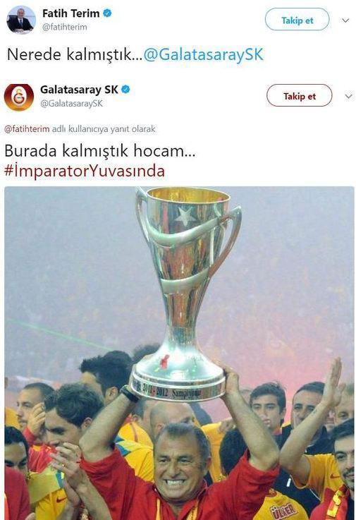 Galatasarayda 4. Fatih Terim dönemi Resmen açıklandı...