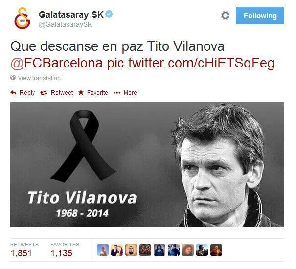 Manciniden Tito mesajı