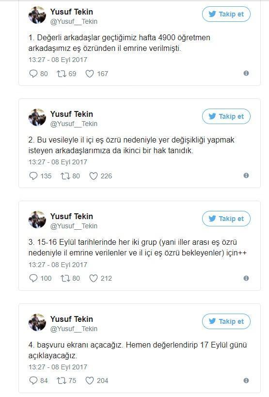 İl içi özür tayini bekleyenlere müjde MEB açıklaması...