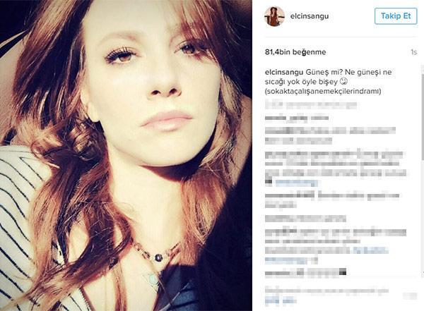 Elçin Sangudan instagramı sallayan paylaşım