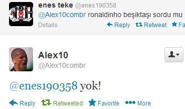 Alex Ronaldinho ile ne konuştuğunu açıkladı