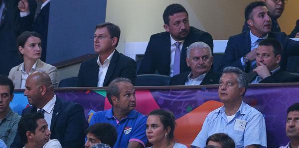 Başbakan Binali Yıldırım, EuroBasket 2017 finalini izledi