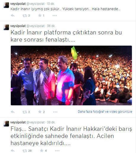 Kadir İnanır hastaneye mi kaldırıldı