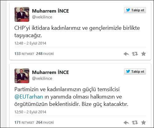 Muharrem İnceden Tarhana açık davet