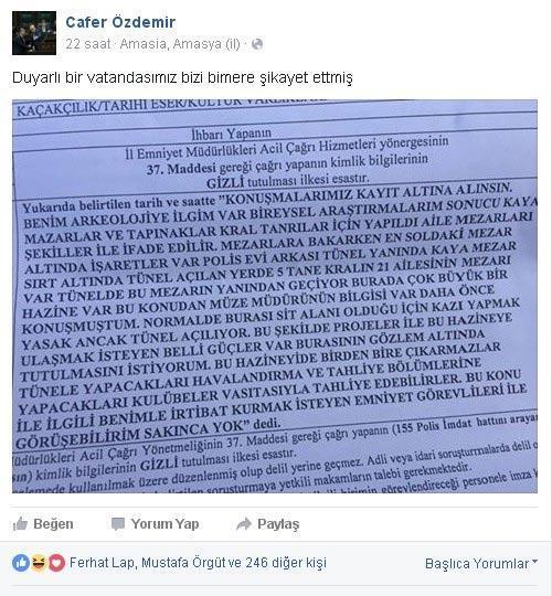 Ferhat Tünelinde ‘büyük hazine var’ şikayeti