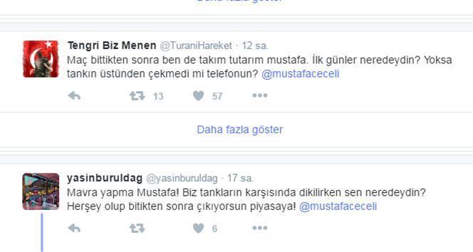 Mustafa Cecelinin Twitterdeki paylaşımı olay oldu