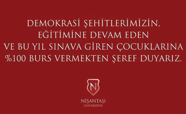 Darbe girişimi mağdurlarına burs