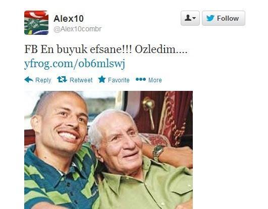 Alex de Souzadan Lefter mesajı