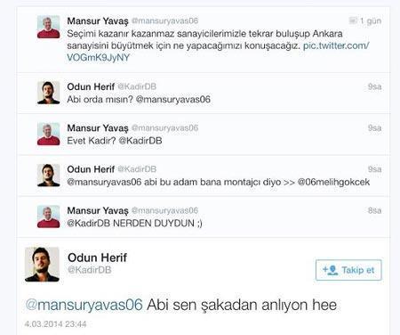 Odun Herif bu kez Mansur Yavaşın peşinde