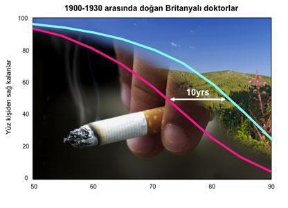 Sigara ömrümüzden 10 senemizi çalıyor